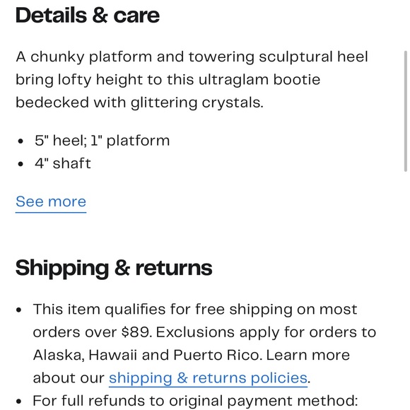 Jessica Simpson Dollyi Crystal Embellished Bootie size 5.5 - Picture 3 of 3